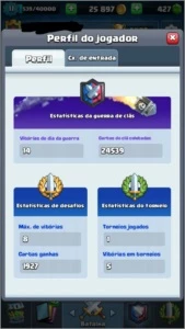 Conta Clash Royale Liga 1 Todas as Cartas do jogo