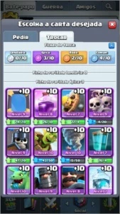 Conta Clash Royale Liga 1 Todas as Cartas do jogo
