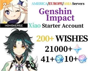 Conta farm Xiao + 19000-21000 gemas - Genshin Impact