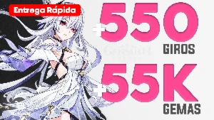 Promoção Contas Reroll Genshin Impact - +55K De Gemas