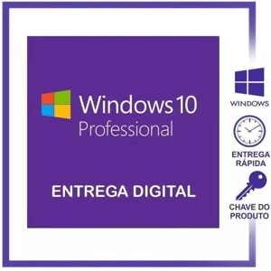 Serial key chave licença Windows 10 pro Vitalicio - Softwares e Licenças