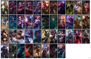 Conta prata 3 com 153 Champs e 121 Skins + 5 Vitoriosas - League of Legends LOL
