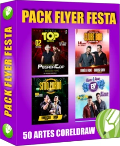 50 Artes de Flyer para Festas Editáveis no CorelDRAW - Outros