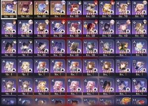 Conta Honkai Star Rail - Hysilens E1s1 + Kafka E1s1+ Bonecos - Genshin Impact