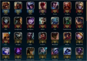 Conta League of legends - Ouro 3 100 pdl -  82 skin LOL