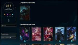 Conta de League Of legends LOL