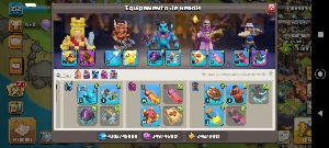 Conta Top Cv17 + Liga Lendária + 6 Construtores - Clash of Clans