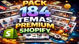 Pack 184 Temas Premium Shopify De Ultima Geração - Sites, Lojas e Sistemas Prontos Sites e Scripts