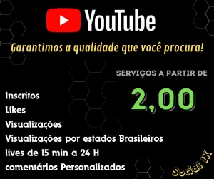 inscritos youtube, Melhor Qualidade -Monetização - Redes Sociais