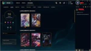 CONTA LOL DIAMANTE 4 2019 - League of Legends