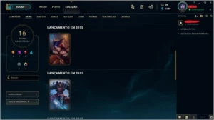 CONTA LOL DIAMANTE 4 2019 - League of Legends