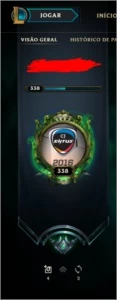 Todos os Campeões - LVL 338 - 191 Skins - Borda de Platina - - League of Legends LOL