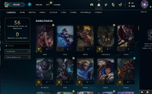 conta lvl 30 smurf league of legends LOL