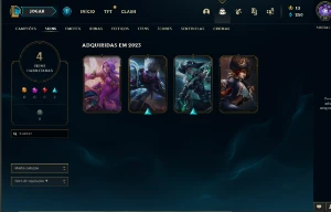 conta lvl 30 smurf league of legends LOL