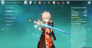 Kazuha e Juramento da Liberdade - Genshin Impact