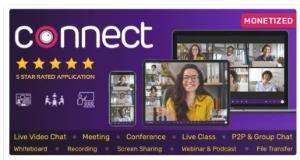Connect – Live Video Chat, Conference, Live Class, Meeting