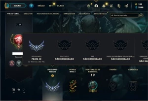 Conta prata 3 com 24 Champs e 5 Skins - League of Legends LOL