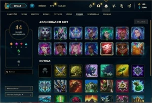 Conta prata 3 com 24 Champs e 5 Skins - League of Legends LOL