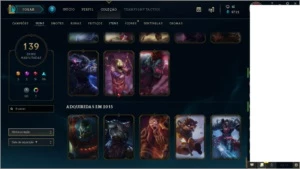 Conta D4 - 139 SKINS - LEVEL 330+ - TODOS OS CHAMPS - League of Legends LOL