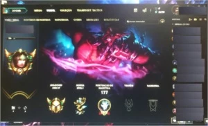 CONTA DE LOL GOLD 4 COM 30 SKINS POR R$100 - League of Legends