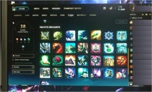 CONTA DE LOL GOLD 4 COM 30 SKINS POR R$100 - League of Legends