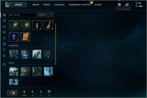 CONTA SMURF PLATINA 4 - League of Legends LOL