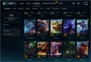 CONTA SMURF PLATINA 4 - League of Legends LOL