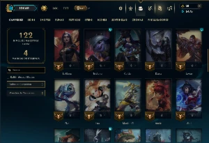 Unranked com 55 Champs e 20 Skins - League of Legends LOL