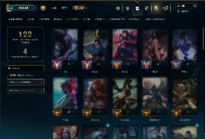 Unranked com 55 Champs e 20 Skins - League of Legends LOL