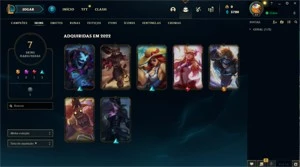 Conta ouro 1 60% wr pulsefire ez - League of Legends LOL