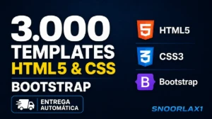 Mega Pack 3.000 Templates HTML5, Bootstrap & CSS - Artes e Templates Artes Canva