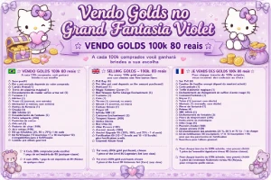 100k de Golds no Grand Fantasia Violet GF