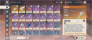 Kazuha+Childe+Keqing+Falcão+Atlas Ar47 - Genshin Impact