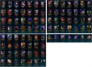 CONTA LOL - GOLD 4 - 91 CHAMPIONS - 33 SKINS - 5 GEMAS - League of Legends