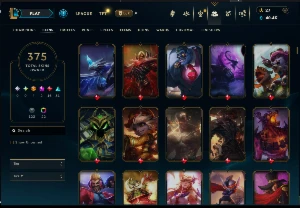 Conta lol 375 skins unranked ultimo elo s8 - League of Legends