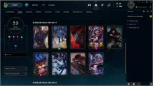 Conta SMURF 70% WINRATE PLAT 2 - League of Legends LOL