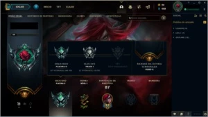 Conta SMURF 70% WINRATE PLAT 2 - League of Legends LOL