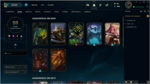 Conta SMURF 70% WINRATE PLAT 2 - League of Legends LOL