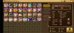 Conta SW, Top nível G1 - Summoners War