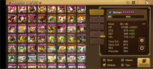 Conta SW, Top nível G1 - Summoners War