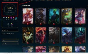 FULL ACESSO  - esmeralda 4 - LEVEL 533 - 303 Skins - League of Legends LOL