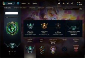 Conta ouro 1 com 102 champs e 100 skins ( MAIN SUPORTE ) - League of Legends LOL