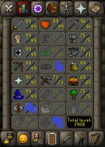 Conta Runescape osrs Cbt level 125