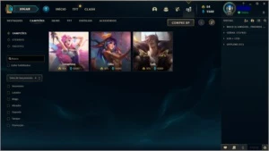 Diamante 4 - 396 skins - League of Legends LOL
