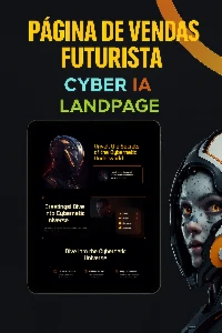 🚀 Página De Vendas Futurista - Cyber Ia Landpage - Others