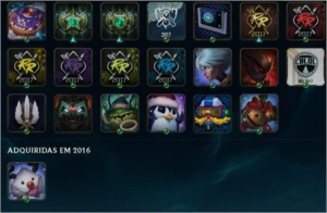 PROMOÇAO QUENTE FERVENDO IGUAL LAVA CONTA S7 S8 S9 PLATINA - League of Legends LOL