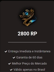 RIOT POINT RP - League of Legends LOL