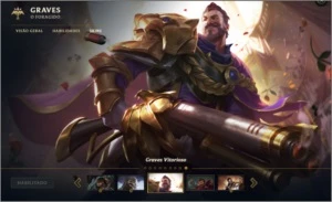 Platina 5 + 22 Campeões - League of Legends LOL