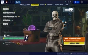 Conta Fortnite, 142 skins da temporada 1 com salve o mundo