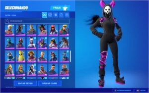 Conta Fortnite, 142 skins da temporada 1 com salve o mundo